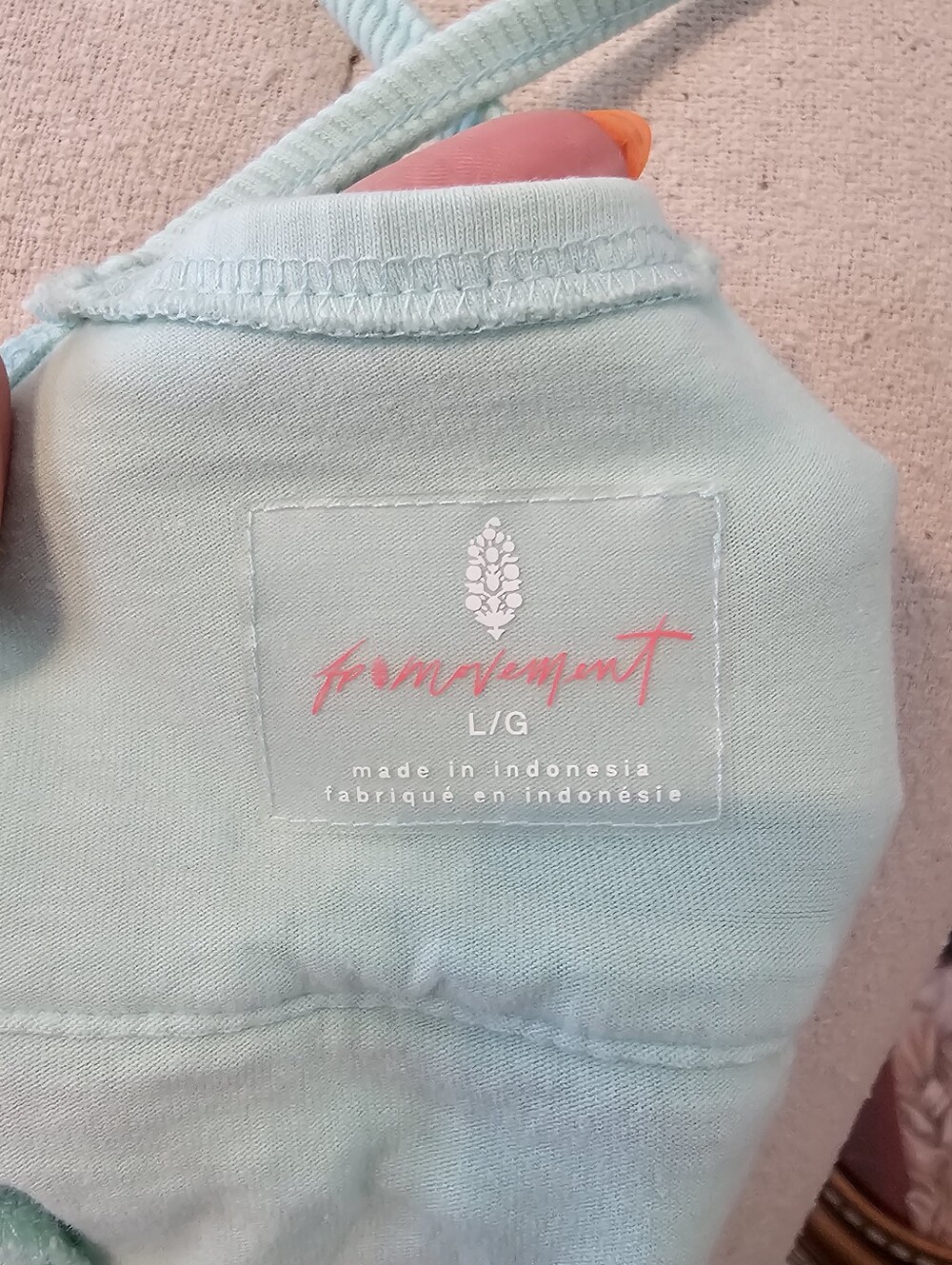 Fp Movement Hot Shot Romper Light Mint Green LARGE - Picture 3 of 6